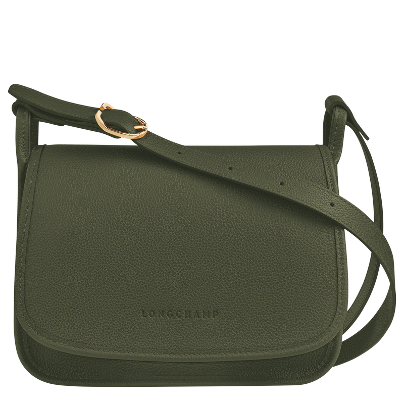 Le Foulonné M Crossbody bag , Khaki - Leather  - View 1 of 4