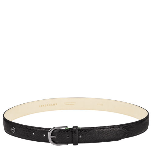 Le Pliage Ladies' Belt , Black - Leather - View 1 of  2