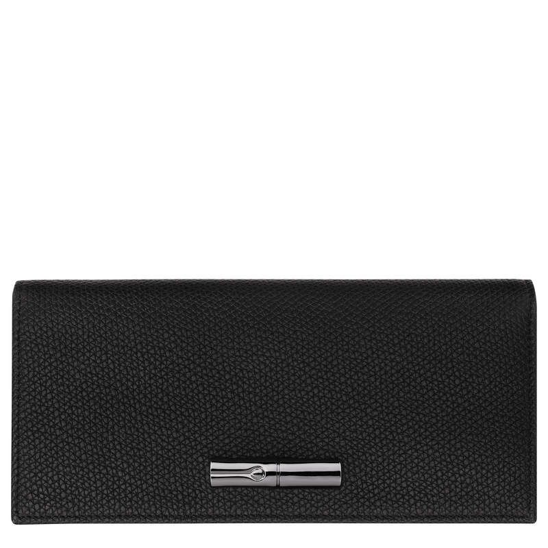 Le Roseau Long continental wallet , Black - Leather  - View 1 of  3