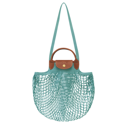 Le Pliage Filet L Mesh bag , Lagoon - Canvas - View 1 of  4