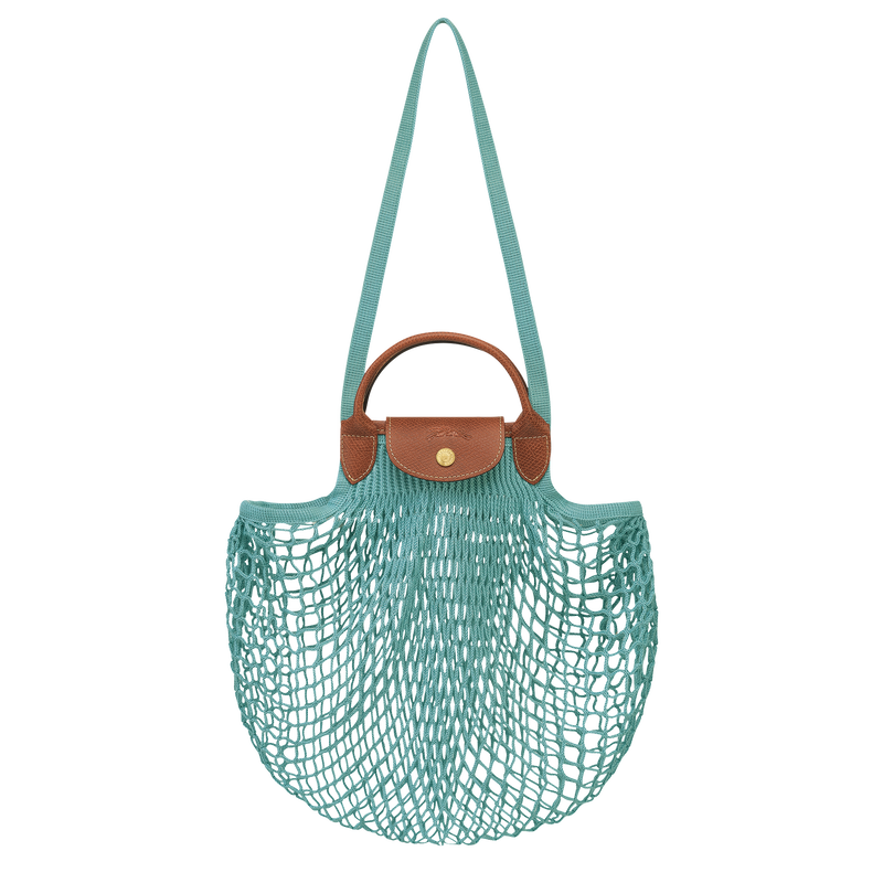 Le Pliage Filet L Mesh bag , Lagoon - Canvas  - View 1 of  4