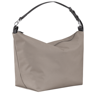 Sac porté épaule M Le Slouchy , Toile - Tourterelle