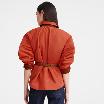 null Blouson ouatiné, Châtaigne/Tomate