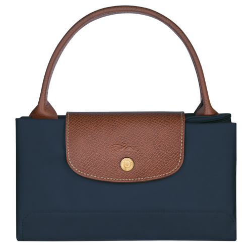 Le Pliage Original M Handbag , Navy - Recycled canvas - View 6 of  6