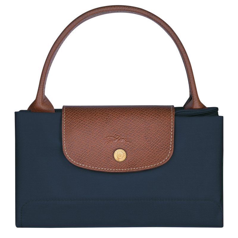 Le Pliage Original M Handbag , Navy - Recycled canvas  - View 6 of  6