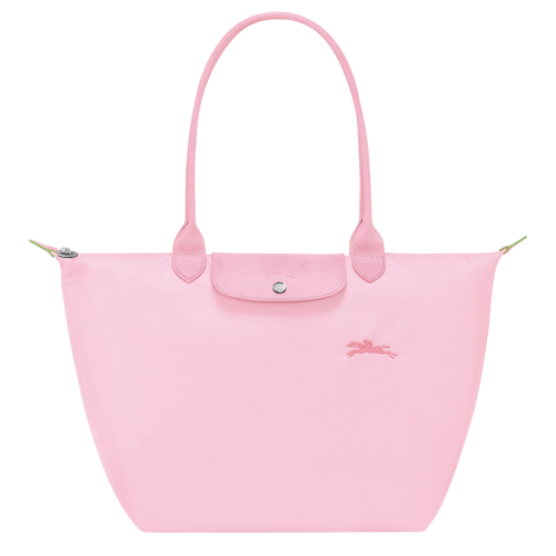 Le Pliage Green L Tote bag , Pink - Recycled canvas - View 1 of  5
