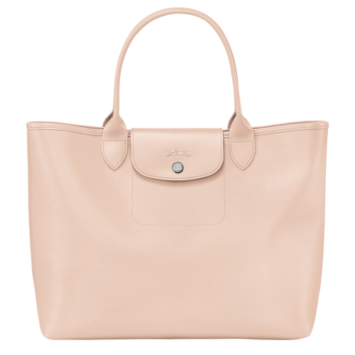 Le Pliage City L Tote bag , Nude - Canvas - View 1 of  4