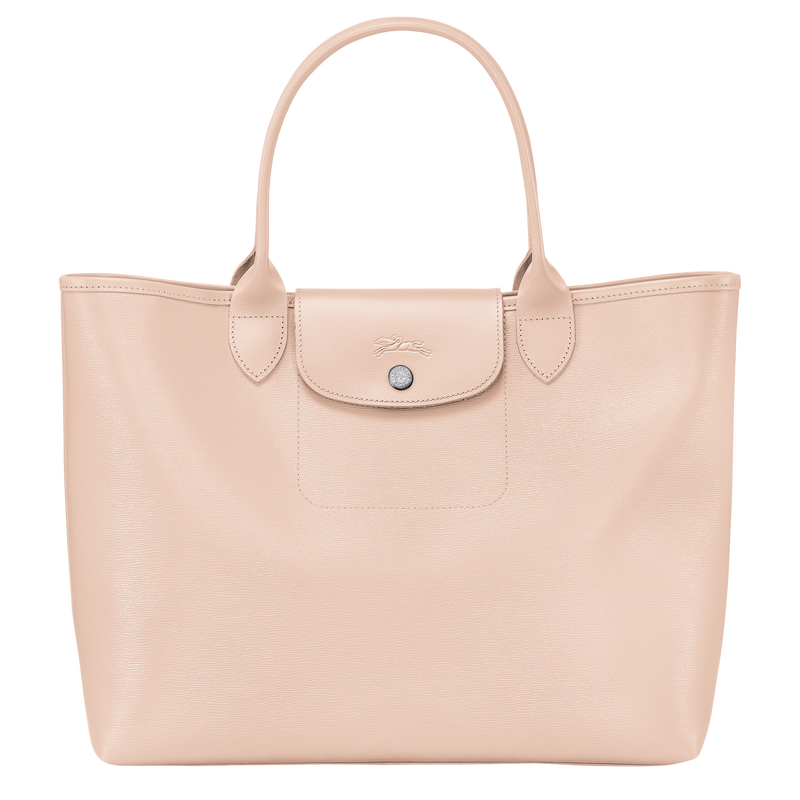 Le Pliage City L Tote bag , Nude - Canvas  - View 1 of  4