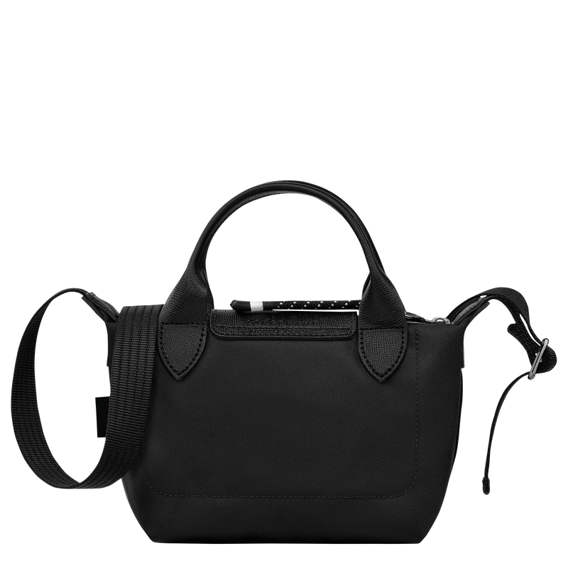 Longchamp Le Pliage Neo - Bolso tote con asa superior, color negro, Negro 