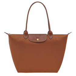 Le Pliage Original L Tote bag , Cognac - Recycled canvas