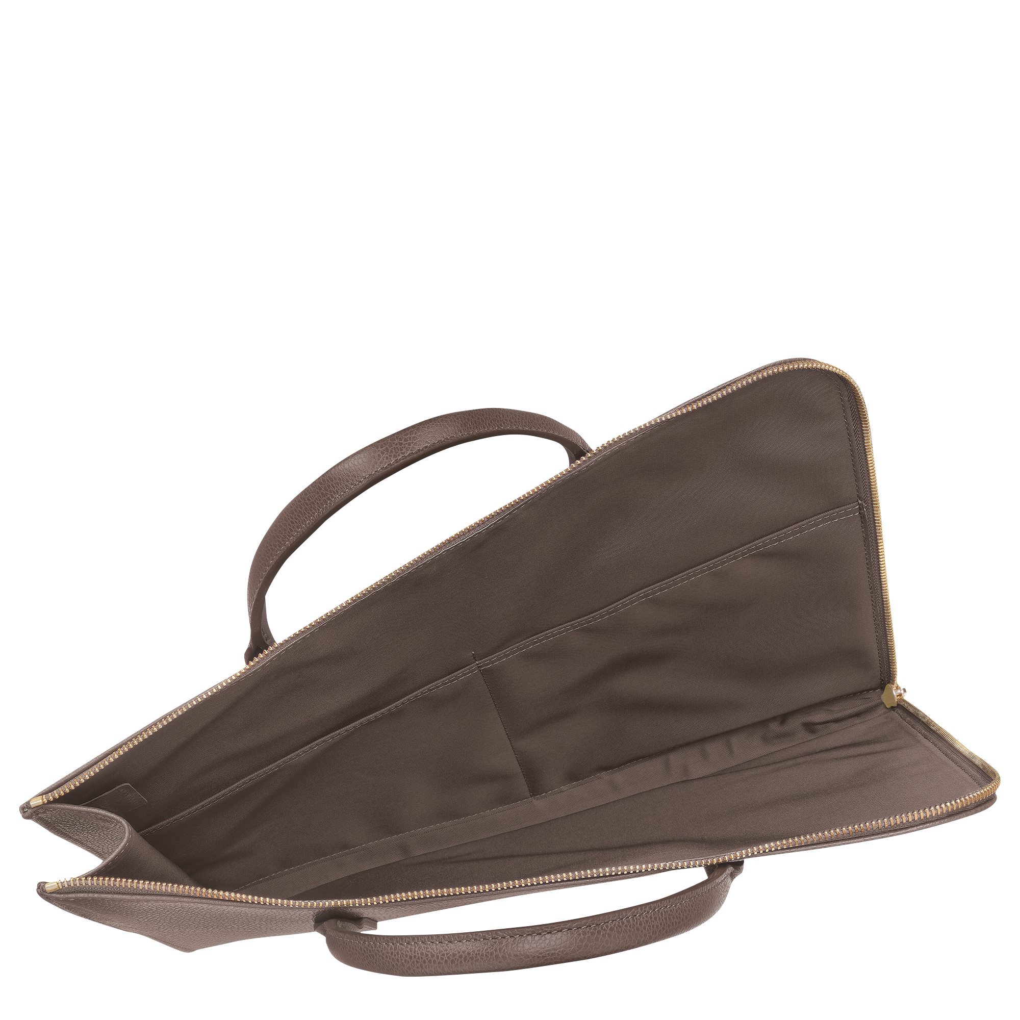 Le Foulonn&eacute; Briefcase S, Taupe