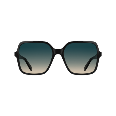 null Lunettes de soleil, Noir