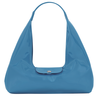 Le Pliage Xtra 肩揹袋 M , 蔚藍色 - 皮革