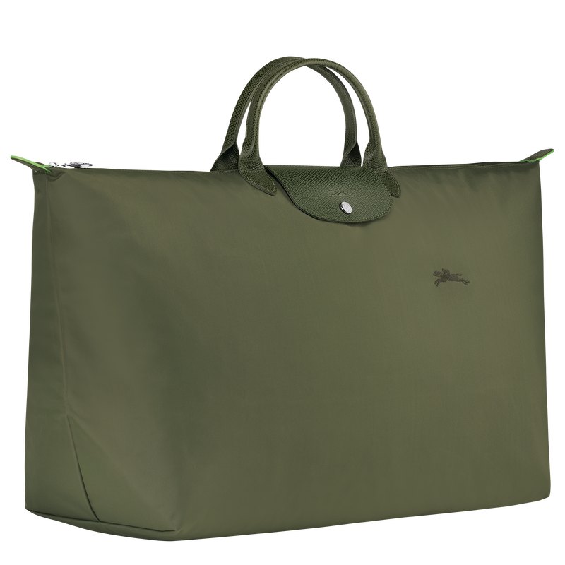 Reisetasche M Le Pliage Green , Recyceltes Canvas - Fichte  - Ansicht 3 von 6