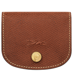 &Eacute;pure Card holder , Brown - Leather