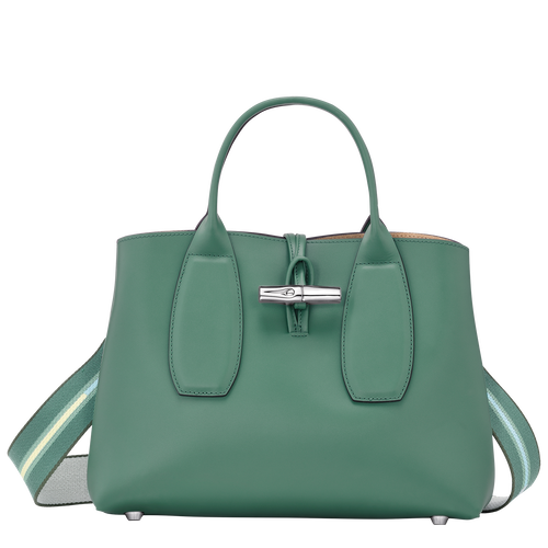 Roseau M Handbag , Sage - Leather - View 1 of  6