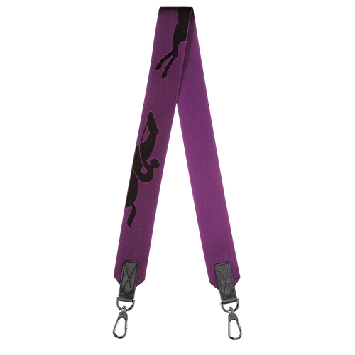 Longchamp 3D 肩帶 , 紫色 - 帆布 - 查看 1 1