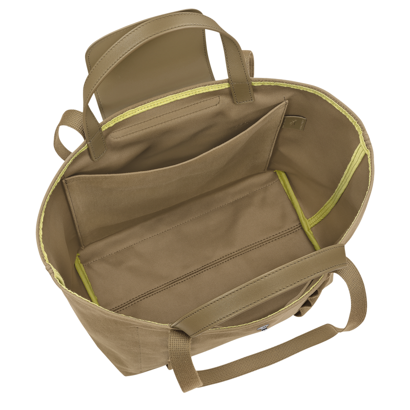 Le Pliage Collection M Tote bag , Lichen - Canvas  - View 5 of  7
