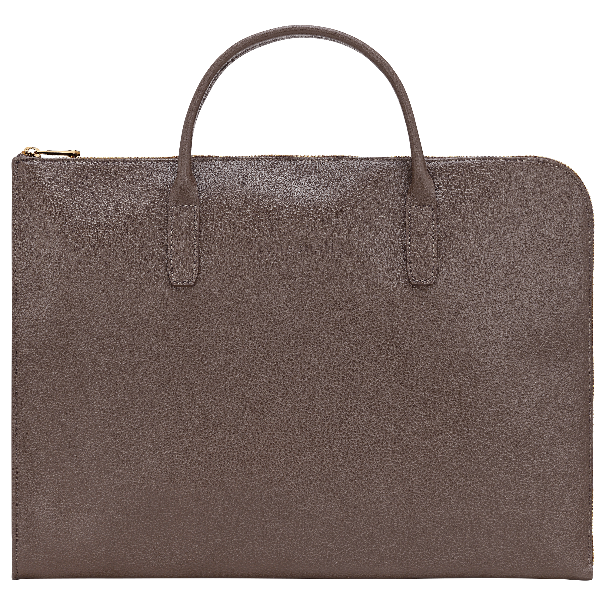 Le Foulonn&eacute; Briefcase S, Taupe