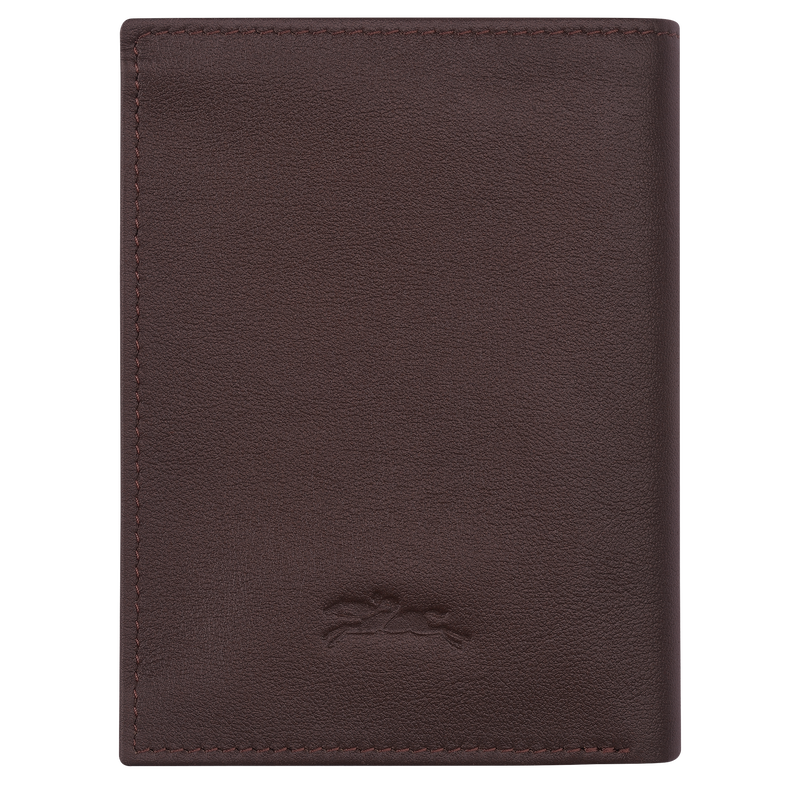 Longchamp sur Seine Wallet , Mocha - Leather  - View 2 of  3