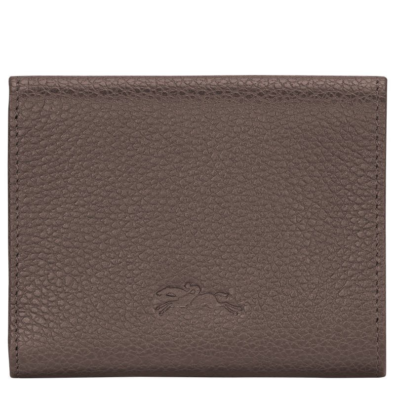 Le Foulonn&eacute; 小型錢包 , 駝灰色 - 皮革  - 查看 2 3