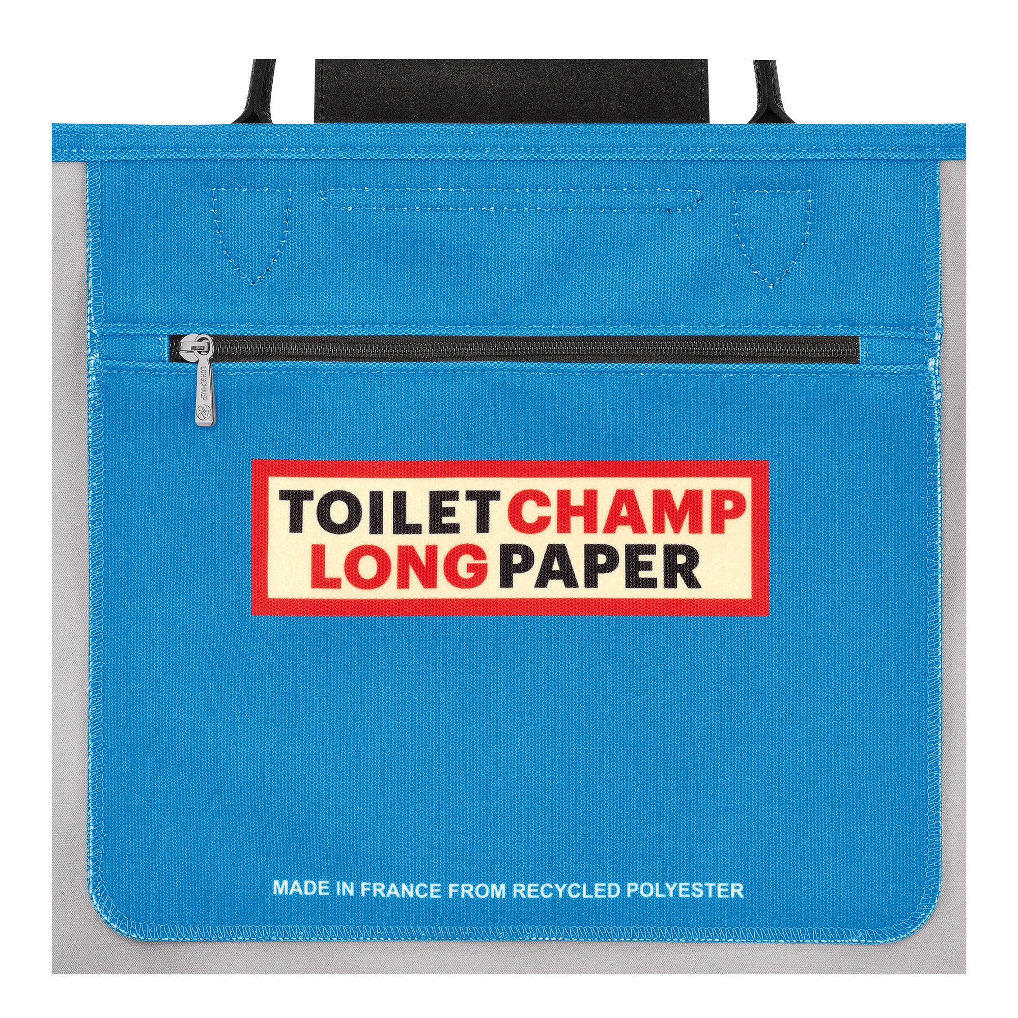 Longchamp x ToiletPaper 肩揹袋 M, 雲色