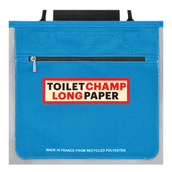 Longchamp x ToiletPaper Shopper M, Wolkenblau