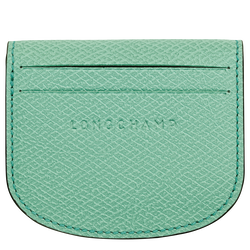 &Eacute;pure Card holder , Mint - Leather