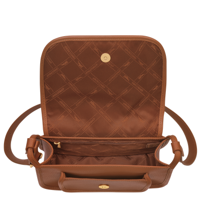 Umhängetasche M Le Foulonné Leder - Caramel | Longchamp AT