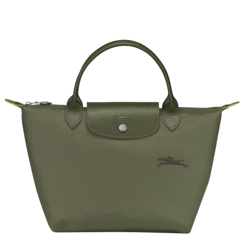 Le Pliage Green Top handle bag S, Forest