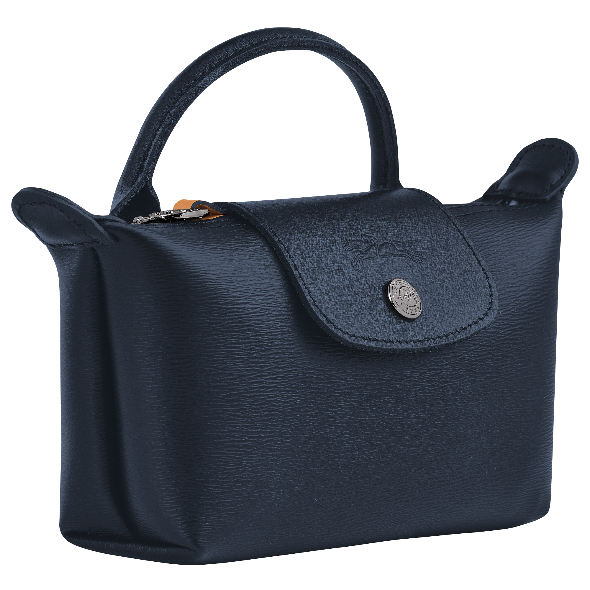 Longchamp Le Pliage Cosmetic Case in Gray