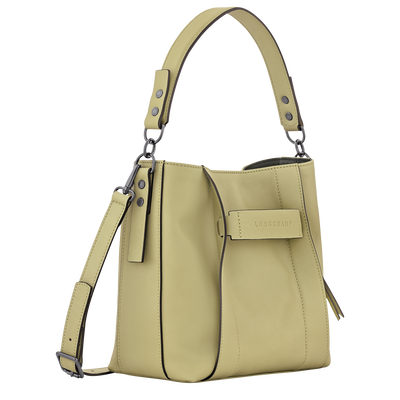 Longchamp 3D Crossbody bag S, Almond Green