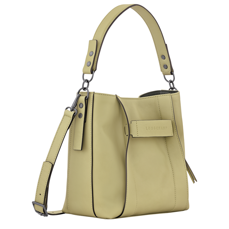 Longchamp 3D S Crossbody bag , Almond Green - Leather  - View 3 of  7