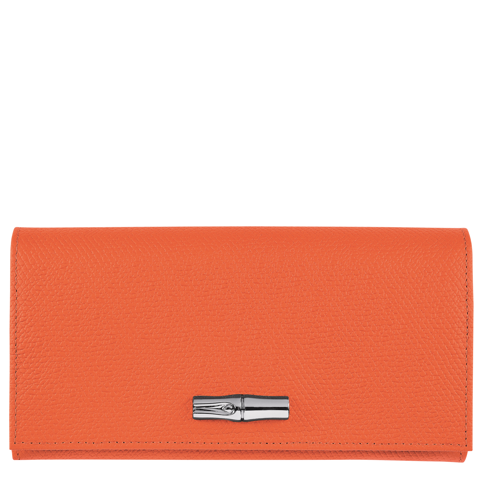 Roseau Lange Geldbörse mit Überschlag, Orange