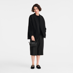 Le Pliage One Pouch , Black - Recycled canvas