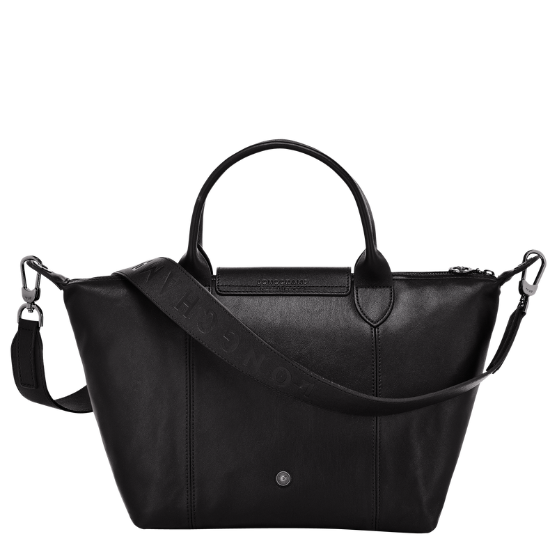 Top handle bag S Le Pliage Cuir Black (L1512757001) Longchamp AU