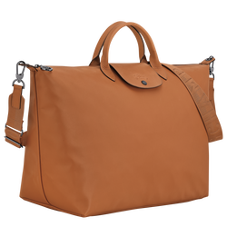 Le Pliage Xtra L Travel bag , Cashew - Leather