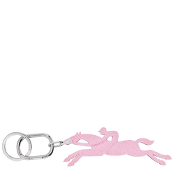 Le Pliage 鑰匙圈 , 粉紅色 - 皮革