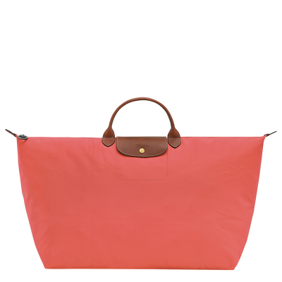 Reisetasche XL Le Pliage Original , Recyceltes Canvas - Erdbeere