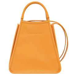 Le Foulonné S Handbag , Apricot - Leather