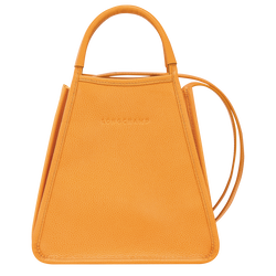 Le Foulonné S Handbag , Apricot - Leather