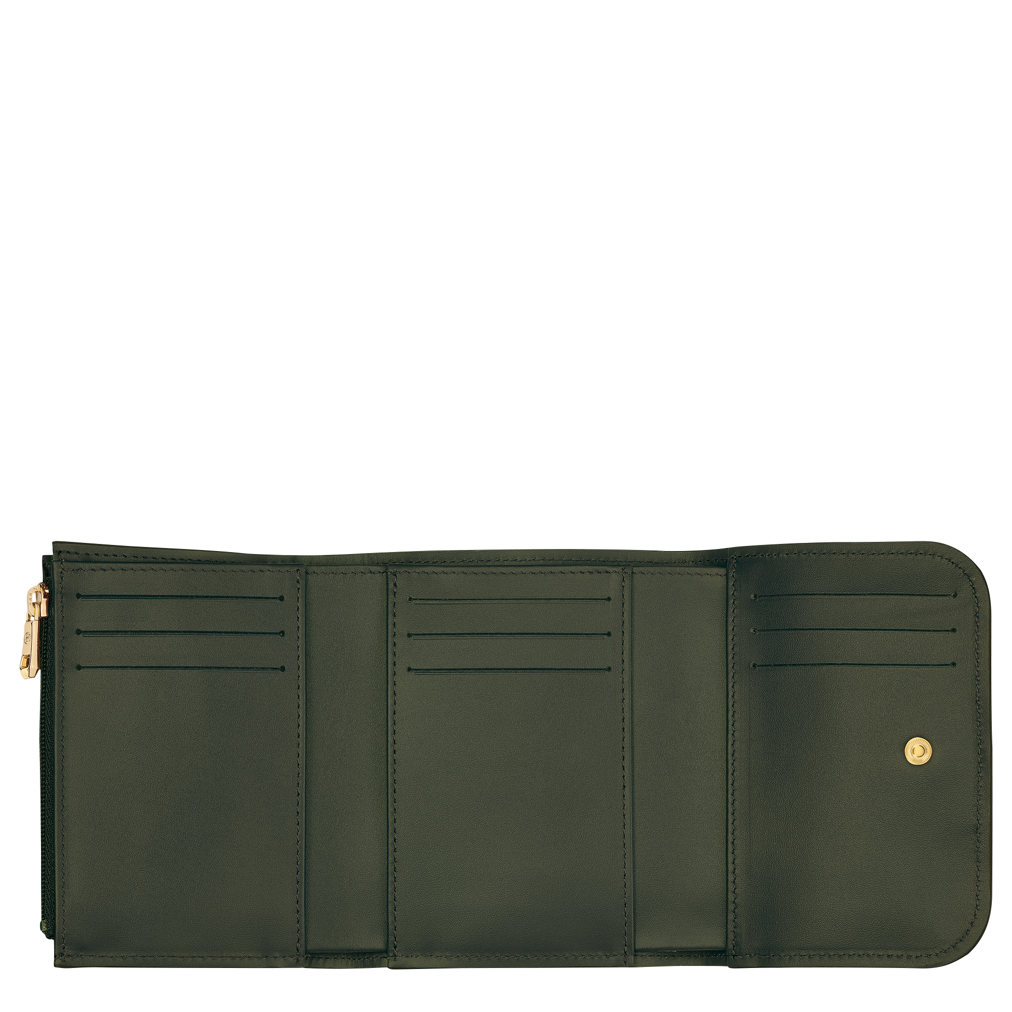 Box-Trot Brieftasche im Kompaktformat, Khaki