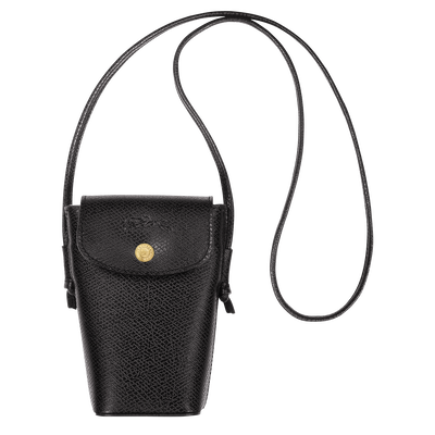 Épure Phone case with leather lace, Black