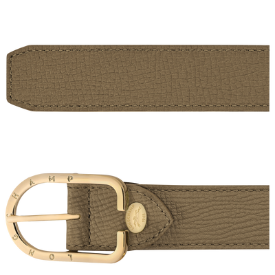 Archive Ladies' belt , Olive - Leather