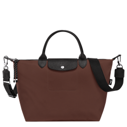Le Pliage Energy L Handbag , Cocoa - Recycled canvas