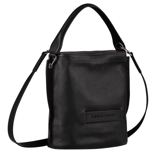 Longchamp 3D 크로스 바디백, 블랙
