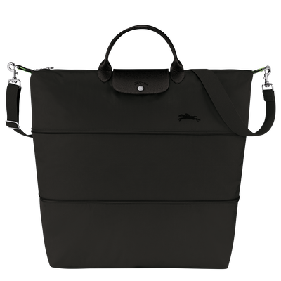 Le Pliage Green Erweiterbare Reisetasche, Schwarz