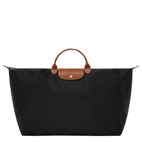 Le Pliage Original M Travel bag , Black - Recycled canvas - View 1 of  5