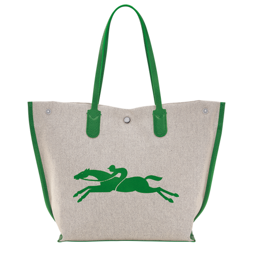 Essential 購物袋 L , 綠色 - 帆布 - 查看 4 7