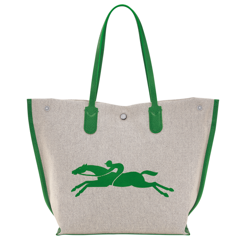 Essential 購物袋 L , 綠色 - 帆布  - 查看 4 5